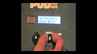 POD HD400 Edit Basics [upl. by Audun]