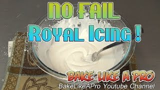 Easy Royal Icing Recipe   Official Wilton Royal Icing Recipe [upl. by Nonnair]