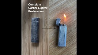 Bargain Luxury Lighter SPECIAL  Cartier Lighter Restoration [upl. by Bondie]