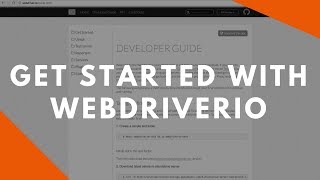 Get Started With WebdriverIO  WebdriverIO Wednesdays [upl. by Sausa528]