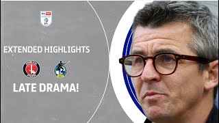 LATE DRAMA  Charlton Athletic v Bristol Rovers extended highlights [upl. by Gabrielson]