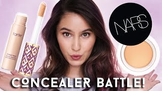 NARS Soft Matte Complete Concealer VS Tarte Shape Tape  Karima McKimmie [upl. by Amary]