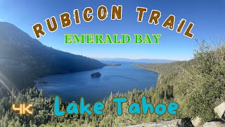 Rubicon Trail in Emerald Bay Lake Tahoe California [upl. by Owiat]