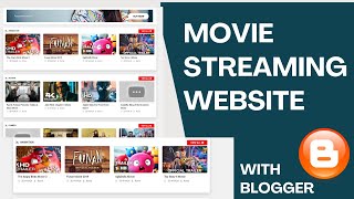 How to Create Movie Streaming Website like Youtube on Blogger Blogspot [upl. by Nahtal309]