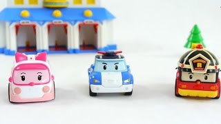 Robocar Poli Arabalar  Kurtarma merkezinde Ambulans Amber şov [upl. by Nortyad]