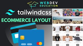 Tailwind CSS IS EASY Ecommerce layout tutorial with flexbox and grid [upl. by Assiruam]