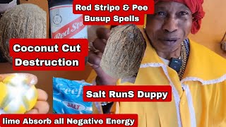 Real Obeah Man Tells us what coconut salt lime and other things can do A must Watch Video [upl. by Roer770]