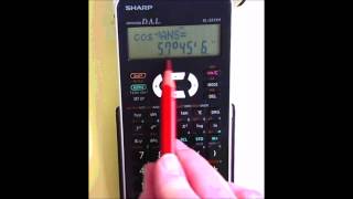 Degrees minutes and seconds on a scientific calculator [upl. by Eiloj991]