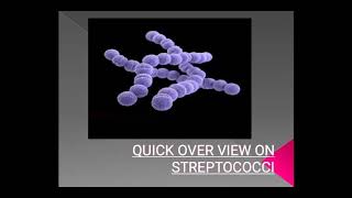 A quick overview on Streptococci medical microbiology [upl. by Madelyn]