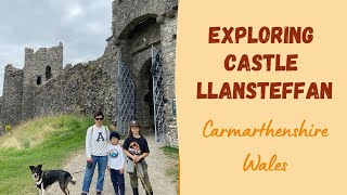 Visiting Llansteffan Castle Carmarthenshire [upl. by Nnylhsa113]