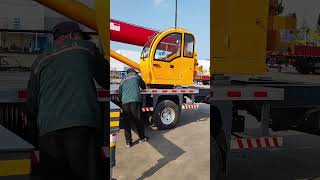 Export model heavyduty 5ton crane Isuzu 120 horsepower crane manufacturer [upl. by Yajiv]