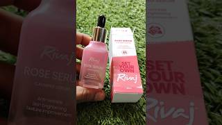 Rivaj Rose Calming Serum  AntiWrinkles  Skin Brightening  Texture Improvement rose Roseserum [upl. by Chiquia]