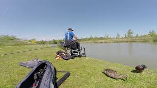 METHOD FEEDER FISHING COTTINGTON LAKES MIDDY 4GS BAGGIN FEEDER [upl. by Roseline534]