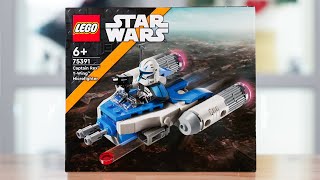 LEGO Star Wars 75391 CAPTAIN REX YWING MICROFIGHTER Review 2024 [upl. by Lehplar261]