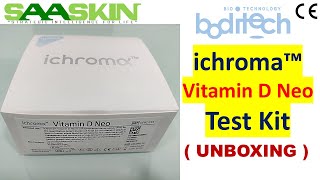 Boditech ichroma™ Vitamin D Neo Test Kit  UNBOXING  CFPC133  FIA Test [upl. by Annauj]