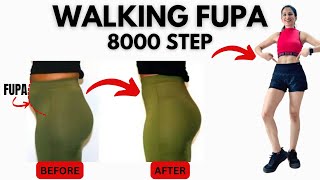 8000 STEPS WORKOUT AT HOME  FUPA Fat Burn Walk  60 MIN [upl. by Eisseb]