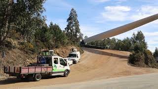 LASO  Wind Turbine Blade Transportation [upl. by Araec]