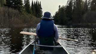 Spring fishing Allagash lake [upl. by Llekcir]