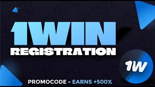 HOW TO REGISTER ON 1WIN  FIRST REGISTRATION ON 1WIN [upl. by Eniar]