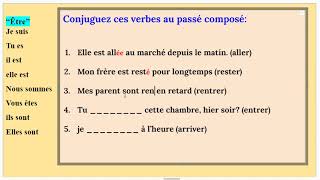 le passé composé avec être 2 [upl. by Ahsielat]