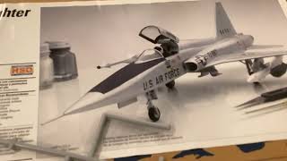 F5A fighter jet model building kit [upl. by Honna738]