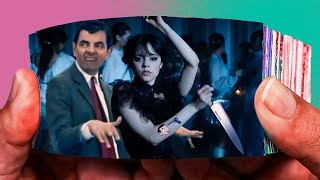 Wednesday dances with Mr Bean  Flipbook [upl. by Spike]