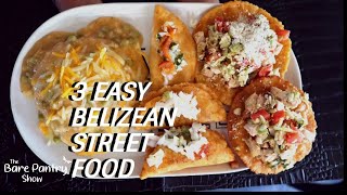 BEST BELIZEAN STREET DISHES  How To Make Panades Salbutes amp Panucho [upl. by Dniren482]