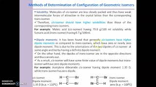 Methods for determination of geometric isomers [upl. by Zaria]