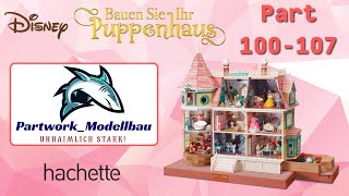 🔴 Hachette Bau dein Disney Puppenhaus Part 100  107  Arbeiten an der Außenfassade [upl. by Dlnaod532]