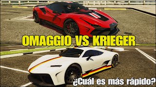 TURISMO OMAGGIO VS BENEFACTOR KRIEGER  ¿CUÁL ES MÁS RÁPIDO ¿POR FÍN UN RIVAL DIGNO [upl. by Oberstone]