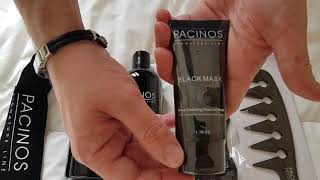 PACINOS HAIR SHAMPOOING PEIGNE RASOIR SOIN DES CHEVEUX POUR HOMME HAIRSTYLES UNBOXING 😄👍 [upl. by Ahsyak613]