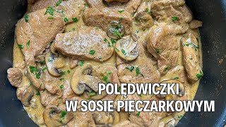 Polędwiczki w sosie pieczarkowym  Prosty Pomysł Na Obiad  jedz pysznie [upl. by Dianemarie]