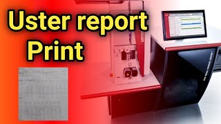 uster save report open print out easy [upl. by Lenahc]