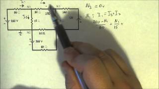 Circuit Nodal Analysis  Review 2 with Clarifications [upl. by Marchese317]