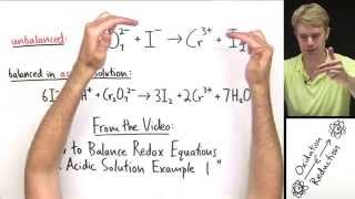 Balancing Redox Equations in Basic Solution Example Problem [upl. by Simona323]