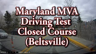 Maryland MVA Driving Test  Closed Course [upl. by Livvie384]