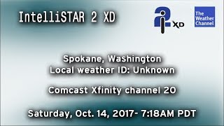 TWC IntelliSTAR 2 XD Spokane WA Oct 14 2017 718AM PDT [upl. by Heisser365]