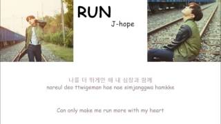 BTS 방탄소년단  RUN Color Coded HanRom Eng Lyrics [upl. by Calhoun525]