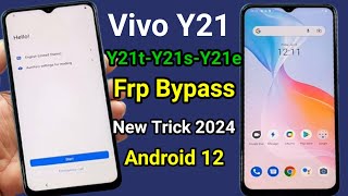 Vivo Y21 Frp Bypass Android 12  Vivo Y21e Y21s Y21t Google Account Unlock Android 12 [upl. by Yadsnil]