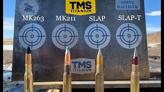 58quot Titanium vs 50 Cals Best Rounds AP Raufoss SLAP amp SLAPT [upl. by Choo]