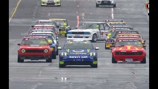 Touring Car Masters TCM Sandown Trophy Race 0 2024 [upl. by Adnorehs]