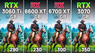 RTX 3060 Ti vs RX 6600 XT vs RX 6700 XT vs RTX 3070  Test in 12 Games in 2024 [upl. by Assenov950]