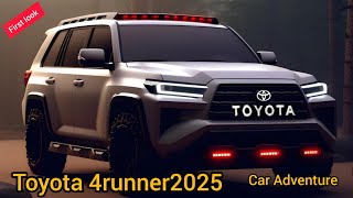 Finally REVEAL 2025 Toyota 4runner Redesign  FIRST LOOK Car Adventure [upl. by Raynor]