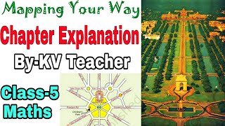 PART2 Mapping Your Way  Class5 Maths NCERT Chapter 8 Explanation Question Answer ByKV Teacher [upl. by Alhsa]