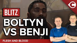 Boltyn vs Benji in Blitz  Flesh and Blood TCG [upl. by Grunenwald]