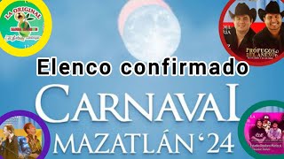 Carnaval Mazatlán 2024 🌊🥳 Elenco y calendario de actividades 😎 [upl. by Beisel]