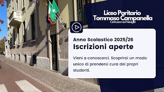 Presentazione del Liceo Paritario Tommaso Campanella [upl. by Cart]