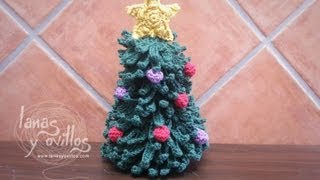 Tutorial Arbol Navidad a Crochet o Ganchillo Paso a Paso en Español [upl. by Ardis]