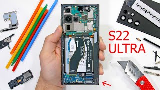 Galaxy S22 Ultra Teardown  Can the SPen hole Leak [upl. by Aria292]