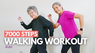 7000 Steps Walking Workout for Seniors amp Beginners Low Impact [upl. by Mckale]